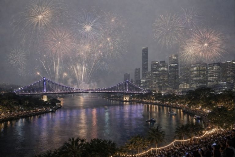 NYE Fireworks in Brisbane 2025 | Best Viewing Spots | Traffic and Transport
